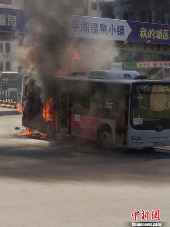 哈爾濱一公交車(chē)自燃無(wú)傷亡 原因待查 圖片來(lái)自網(wǎng)絡(luò) 攝3