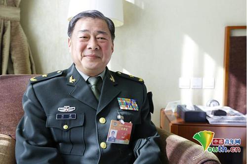 全國政協(xié)委員，解放軍裝備學院原副院長劉建。記者 張炎良 攝