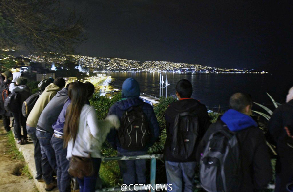 智利地震引發(fā)巨浪抵達海岸 沿海居民緊急撤離3