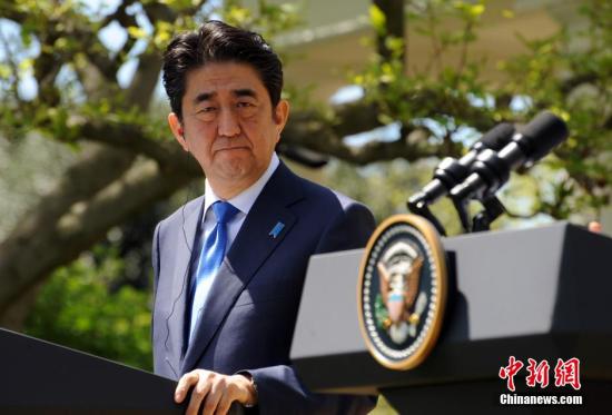 資料圖片：日本首相安倍晉三。