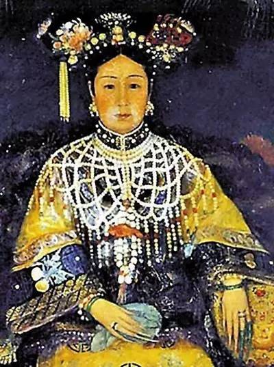 1904年美國女畫家卡爾繪制的慈禧太后巨幅肖像油畫