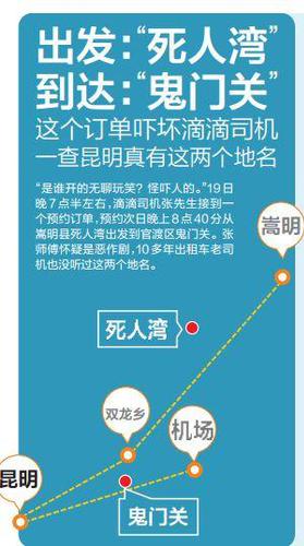 目的地“死人灣”“鬼門關”奇葩地名嚇壞司機