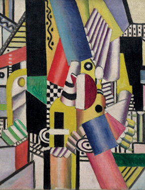 由法國最早立體主義運動領(lǐng)袖之一費爾南德?萊熱 （Fernand Leger） 于 1918 年 4 月繪制的布面油畫杰作《火爐》 （The Stove），尺寸為 61 x 50.1 厘米。