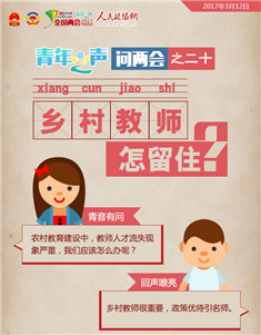 問(wèn)兩會(huì)之二十：鄉(xiāng)村教師怎留住？