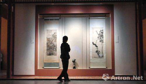 近日，“故宮博物院藏四僧書畫展”在京開展