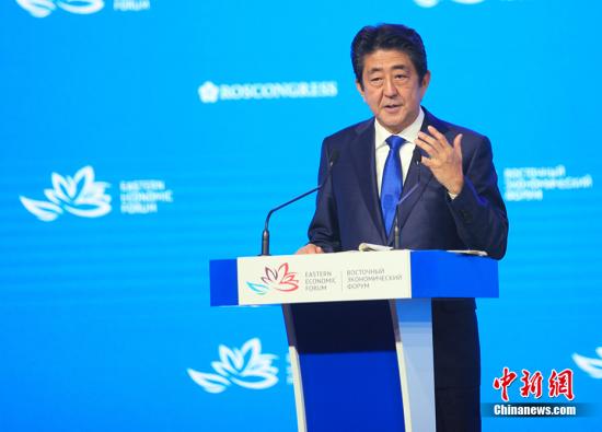 資料圖片：日本首相安倍晉三。 <a target='_blank' href='http://www.chinanews.com/'>中新社</a>記者 王修君 攝