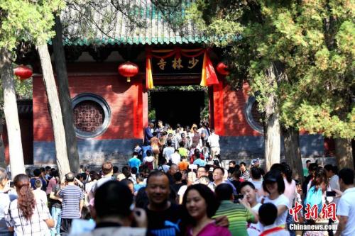 資料圖：嵩山少林寺。<a target='_blank' href='http://www.chinanews.com/'>中新社</a>記者 王中舉 攝