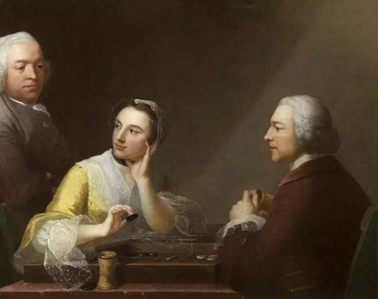 The Backgammon Trio， 1754 （？）