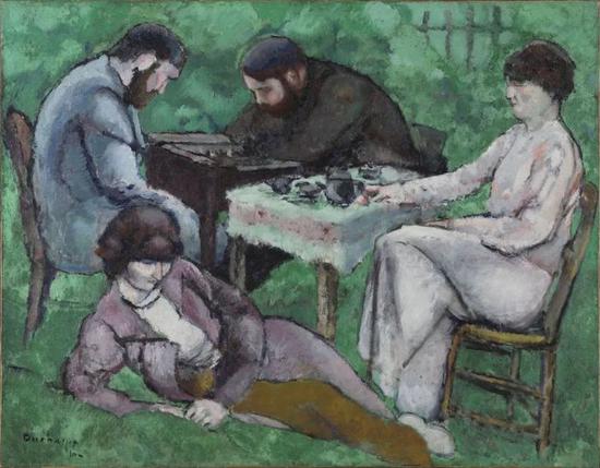 The Chess Game， 1910