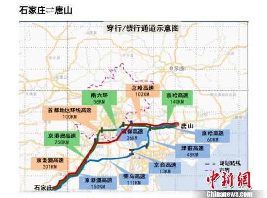 自2018年12月1日起，北京市行政區(qū)域內(nèi)道路全天禁止國三排放標(biāo)準(zhǔn)柴油載貨汽車行駛。圖為繞行示意圖。北京交通部門供圖