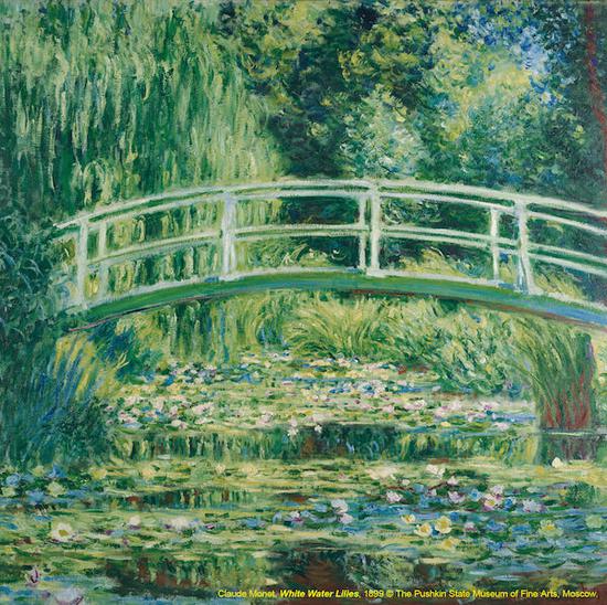 《白色睡蓮》（White Water Lilies ）克勞德·莫奈（Claude Monet ）1899