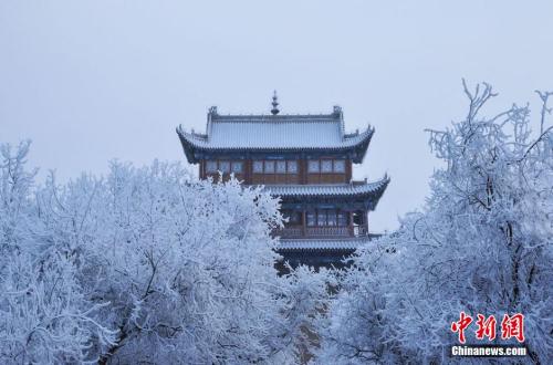 資料圖：小寒時(shí)節(jié)，甘肅嘉峪關(guān)市迎來了一場(chǎng)大雪。師永紅 攝