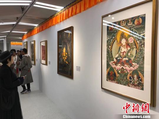 希望通過展覽助力薩迦文旅融合和產(chǎn)業(yè)發(fā)展。　王子濤 攝