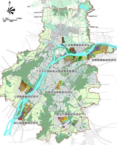 11 南京樞紐經(jīng)濟(jì)區(qū)空間分布圖。市發(fā)改委供圖